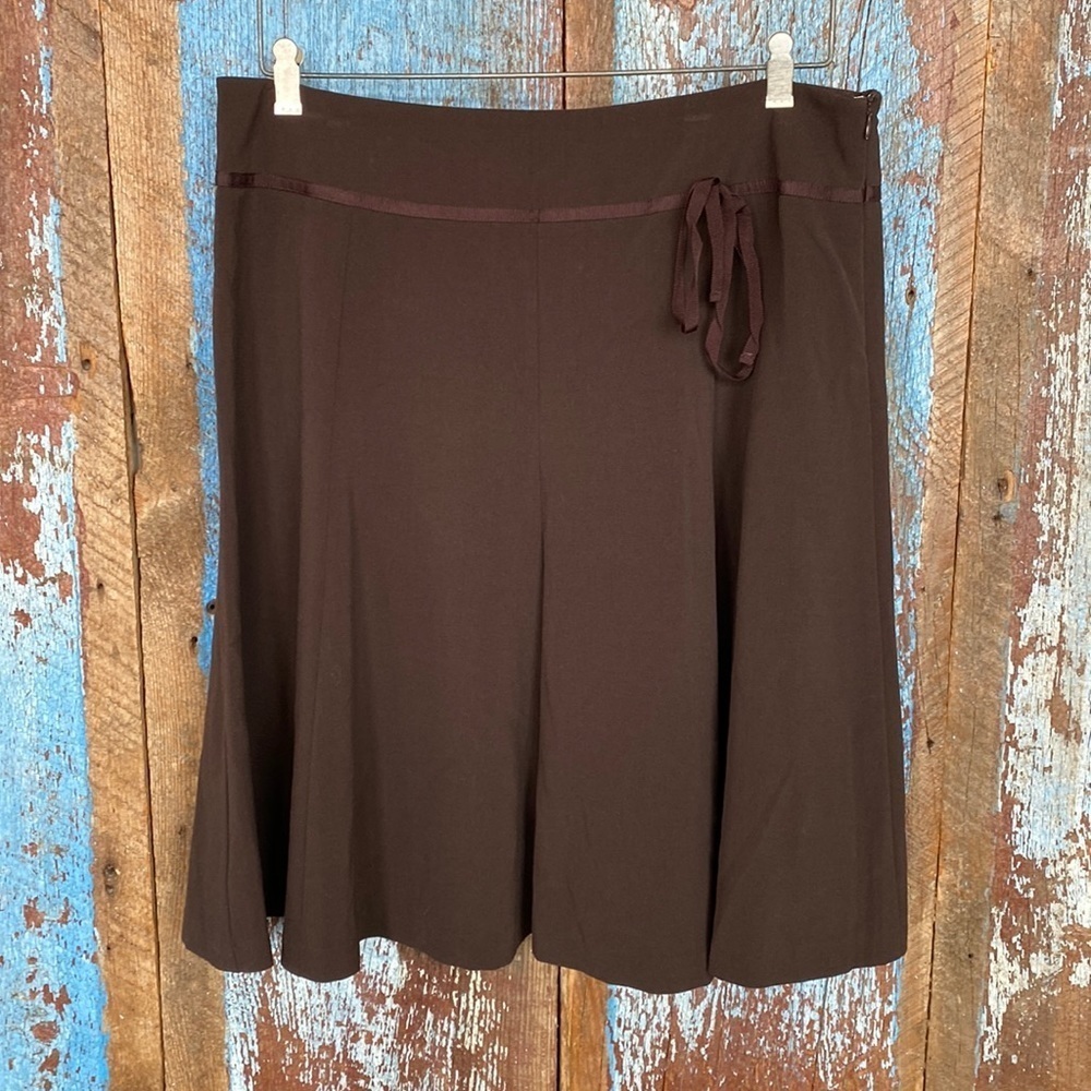 Separates by New York City Design Co Brown Circle Flowy Skirt Size 14